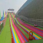 Paseos al aire libre deslizantes de arco iris para la venta